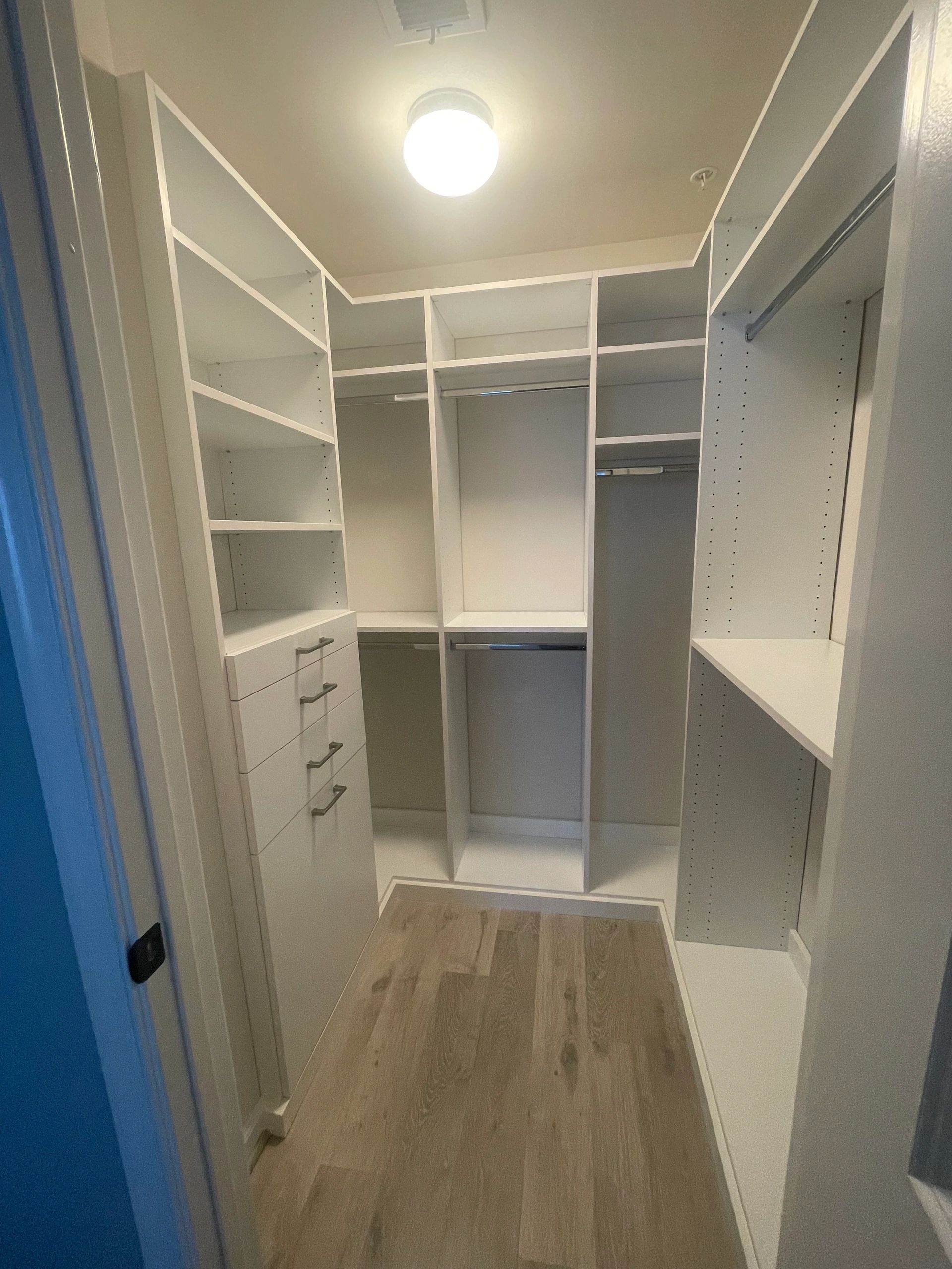 Custom walk-in closet Fairfax Virginia Fantasy Closets