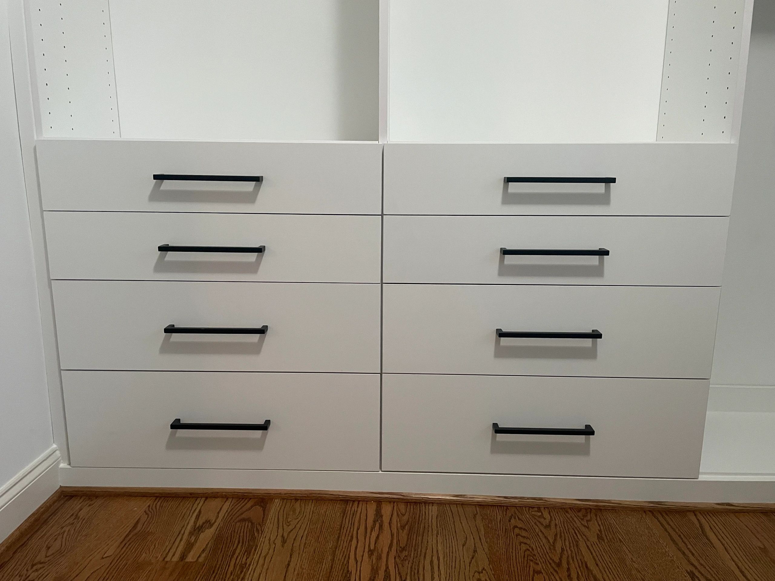 Flat slab drawer front most popular economical Fantasy Closets