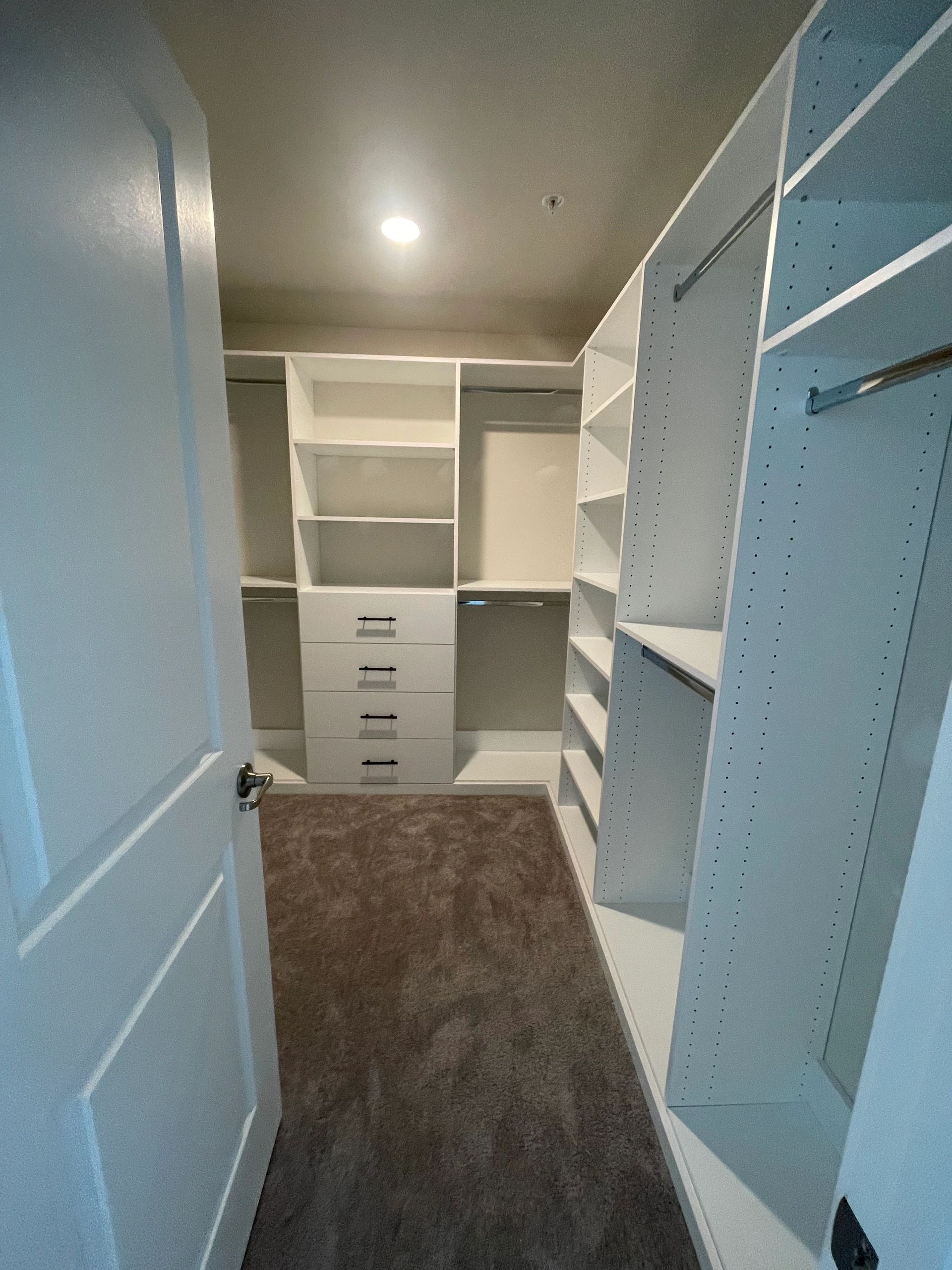 Custom walk-in closet installation Northern Virginia Fantasy Closets