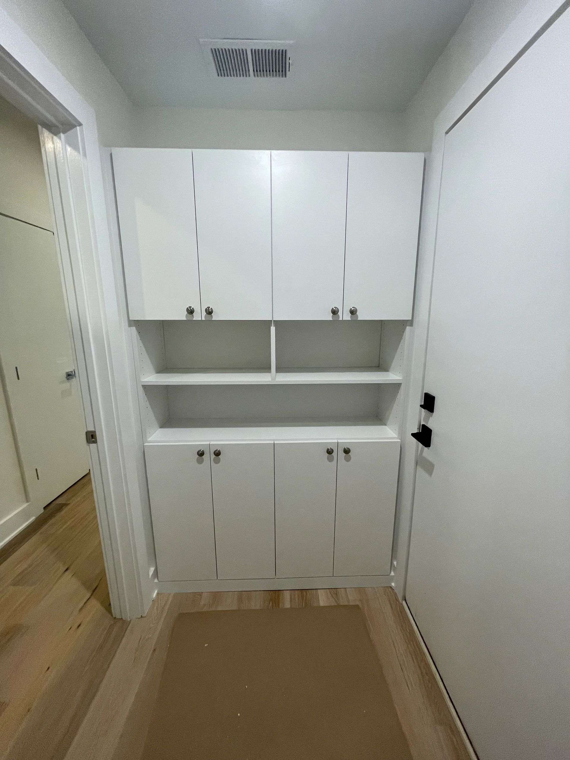 Custom mudroom storage system Fantasy Closets Northern Virginia