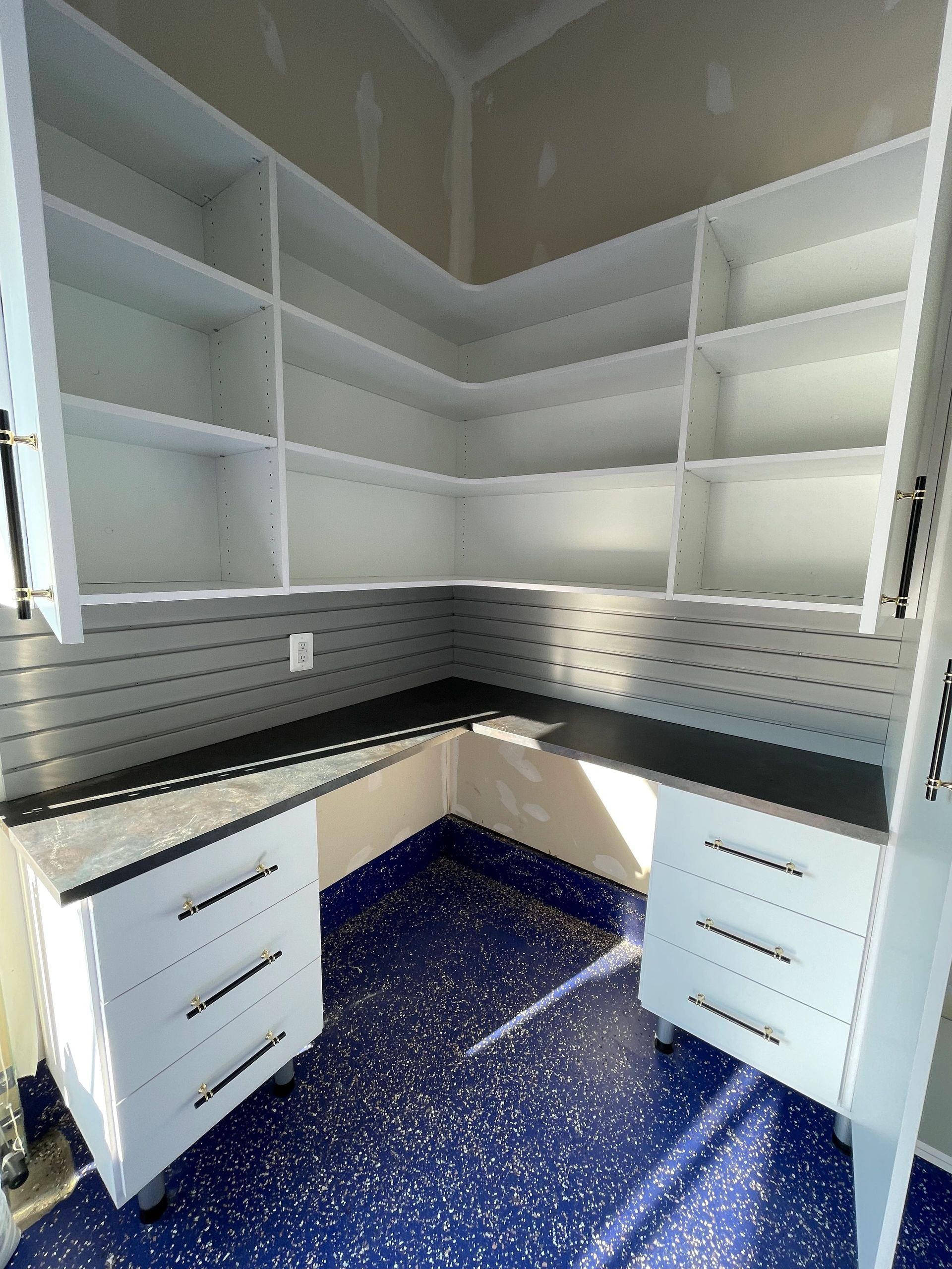 Garage organization system wall cabinets Northern Virginia