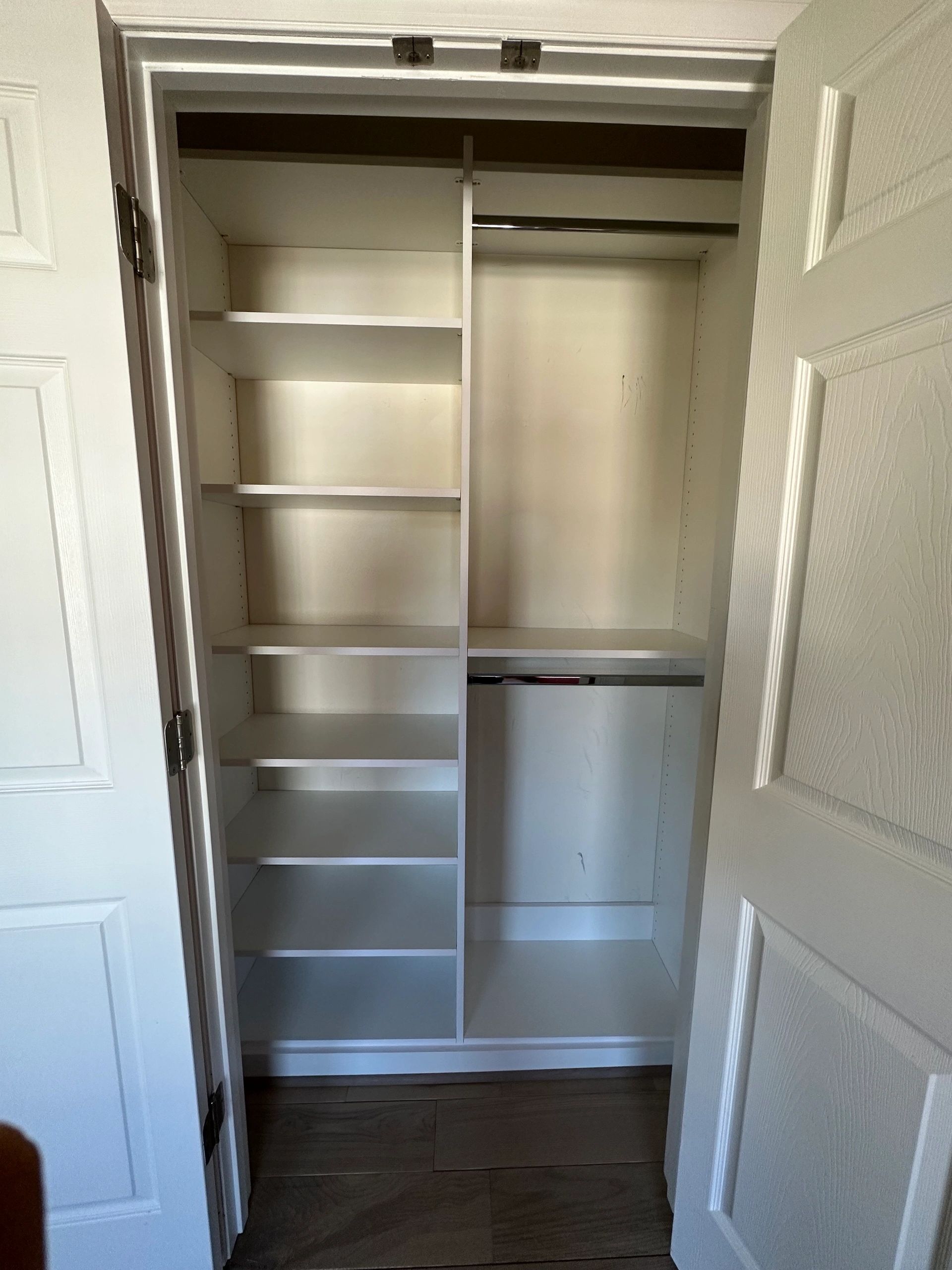 Reach-in closet organizer system Fantasy Closets